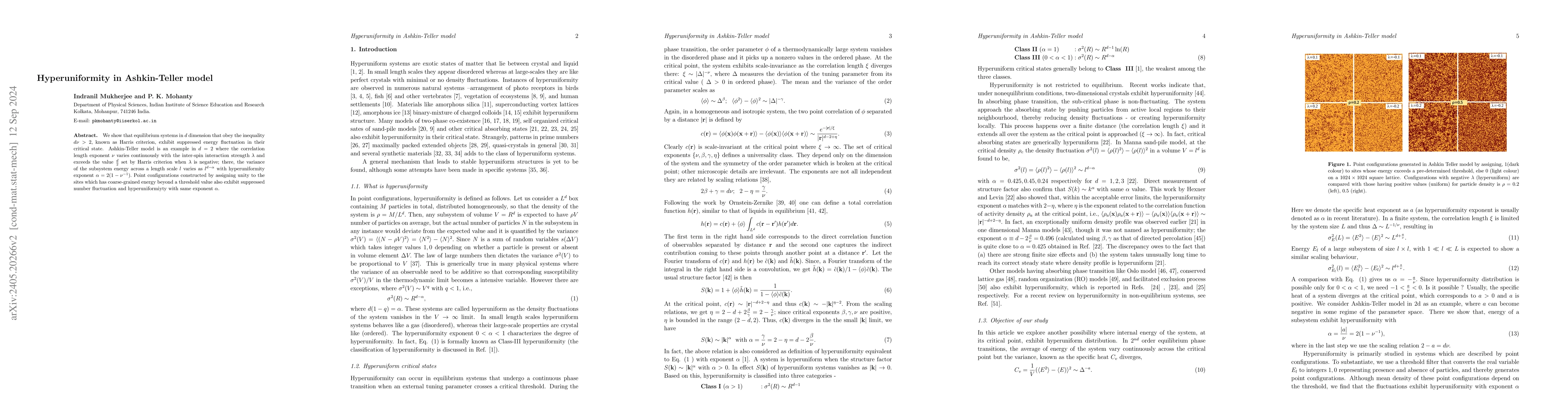 Thumbnail for Hyperuniformity in Ashkin-Teller model