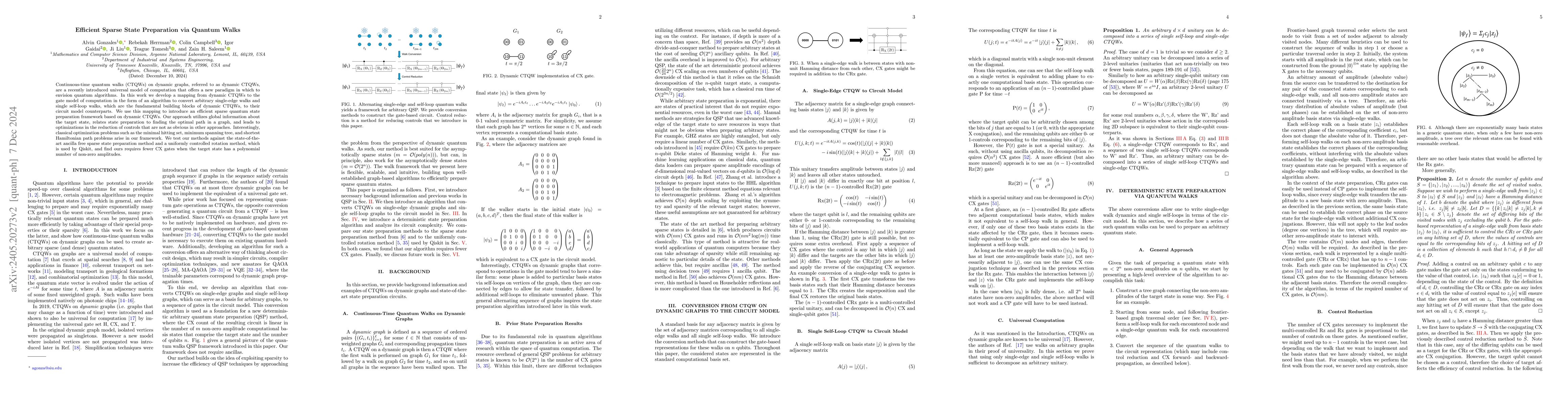 Thumbnail for Arbitrary State Preparation via Quantum Walks