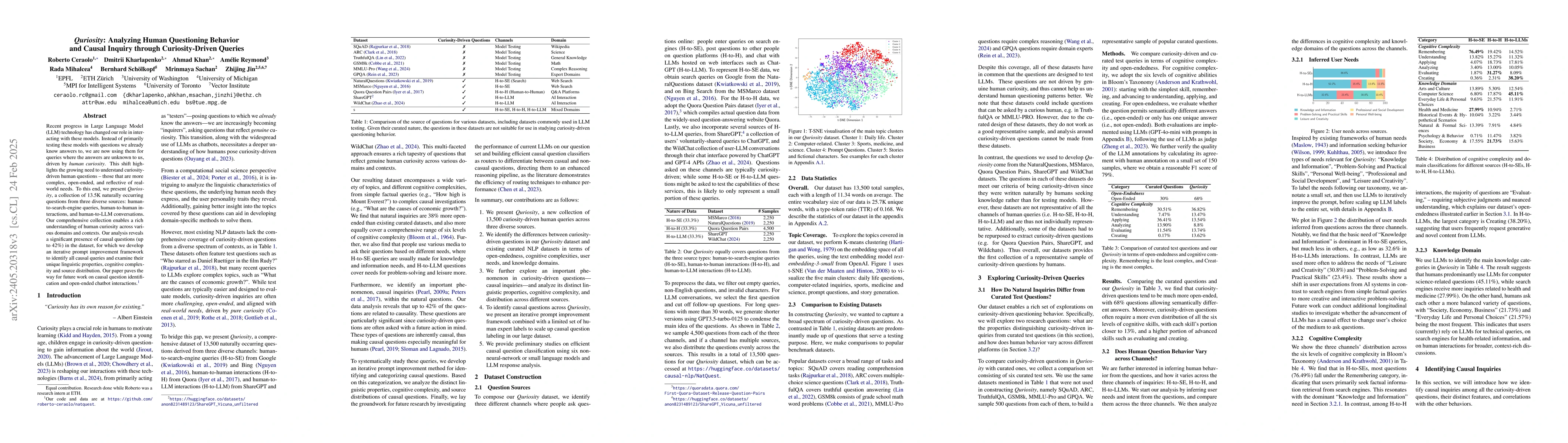 Thumbnail for CausalQuest: Collecting Natural Causal Questions for AI Agents
