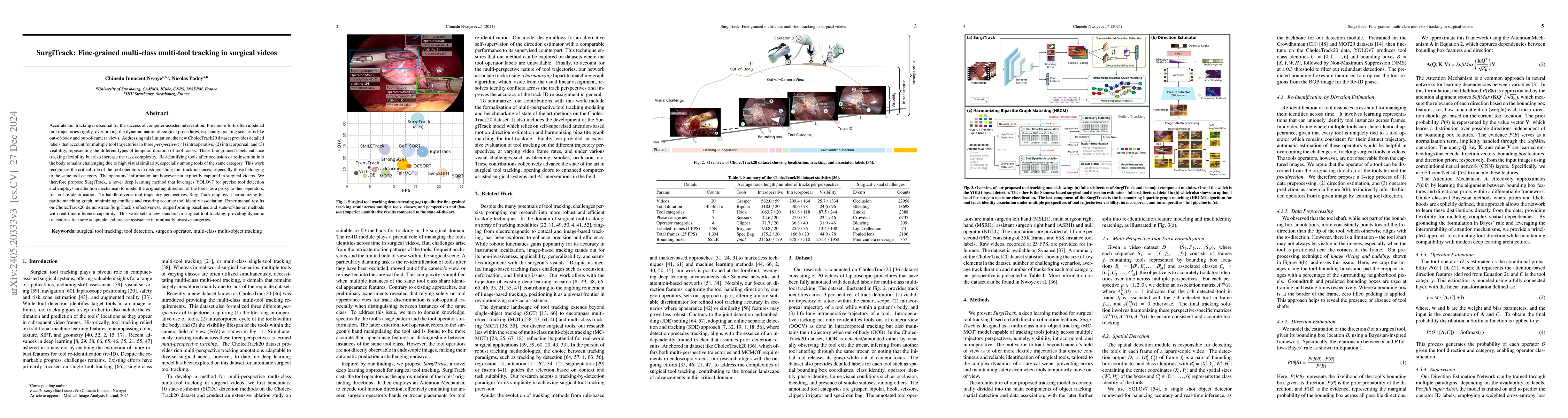 Thumbnail for SurgiTrack: Fine-Grained Multi-Class Multi-Tool Tracking in Surgical
  Videos