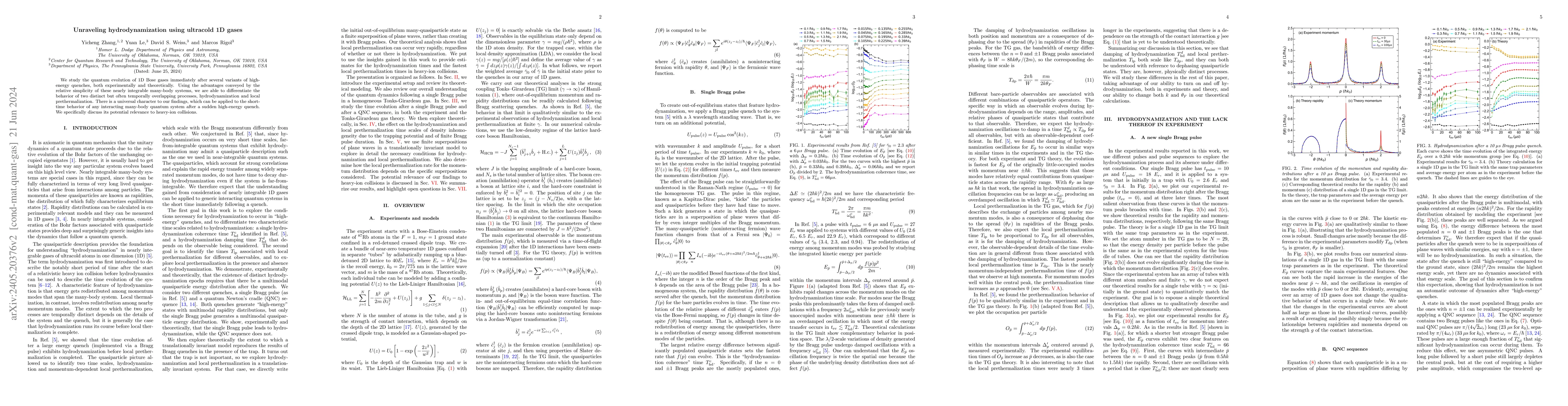 Thumbnail for Unraveling hydrodynamization using ultracold 1D gases