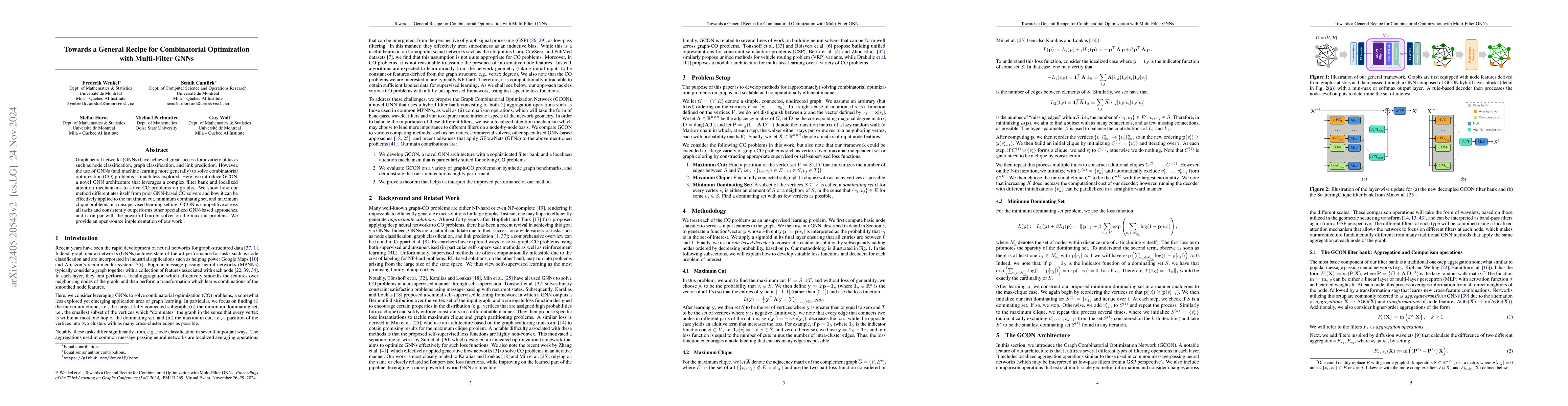 Thumbnail for Towards a General GNN Framework for Combinatorial Optimization