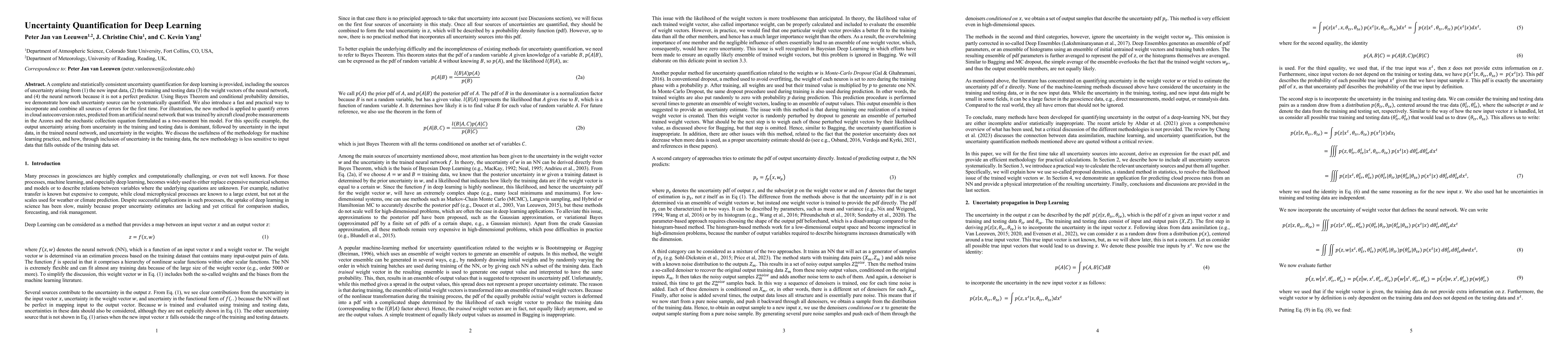 Thumbnail for Uncertainty Quantification for Deep Learning