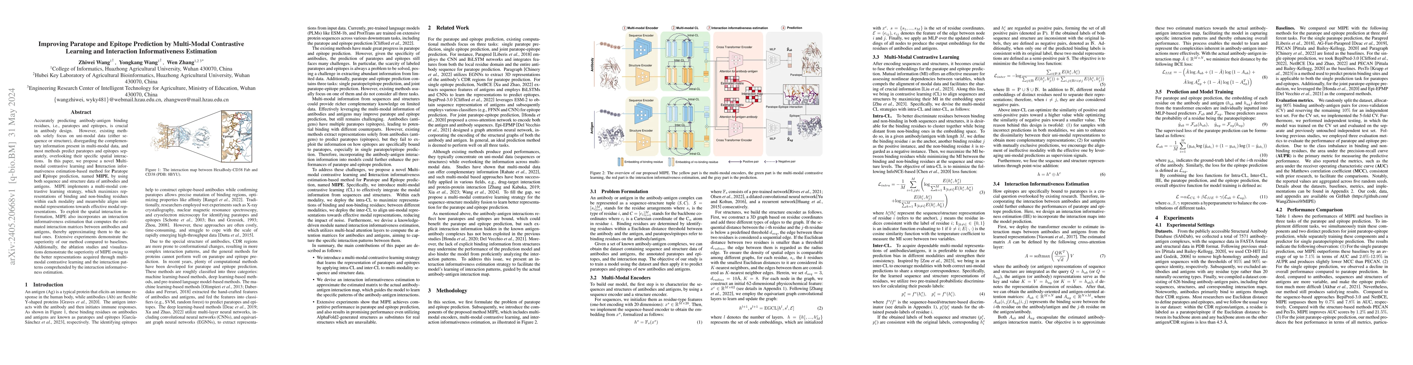 Thumbnail for Improving Paratope and Epitope Prediction by Multi-Modal Contrastive
  Learning and Interaction Informativeness Estimation