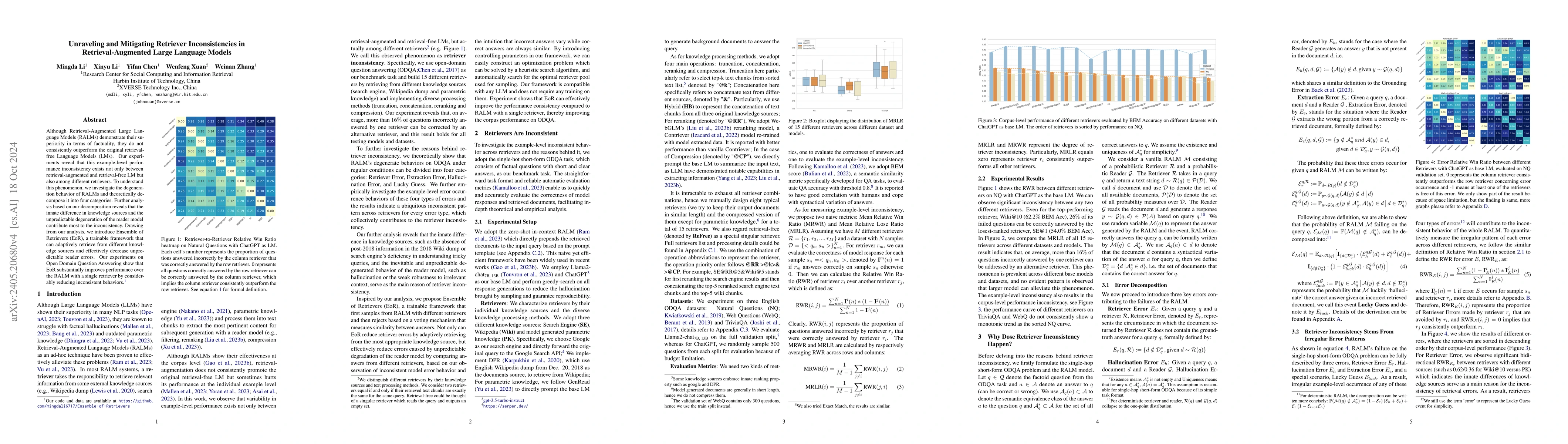 Thumbnail for Unraveling and Mitigating Retriever Inconsistencies in
  Retrieval-Augmented Large Language Models