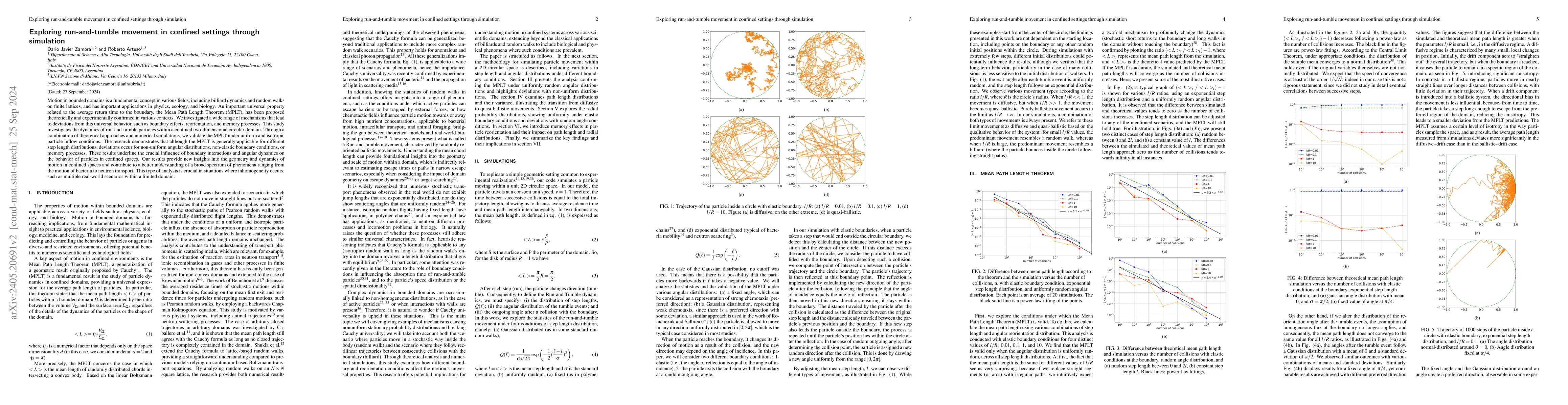 Thumbnail for Exploring run-and-tumble movement in confined settings through
  simulation