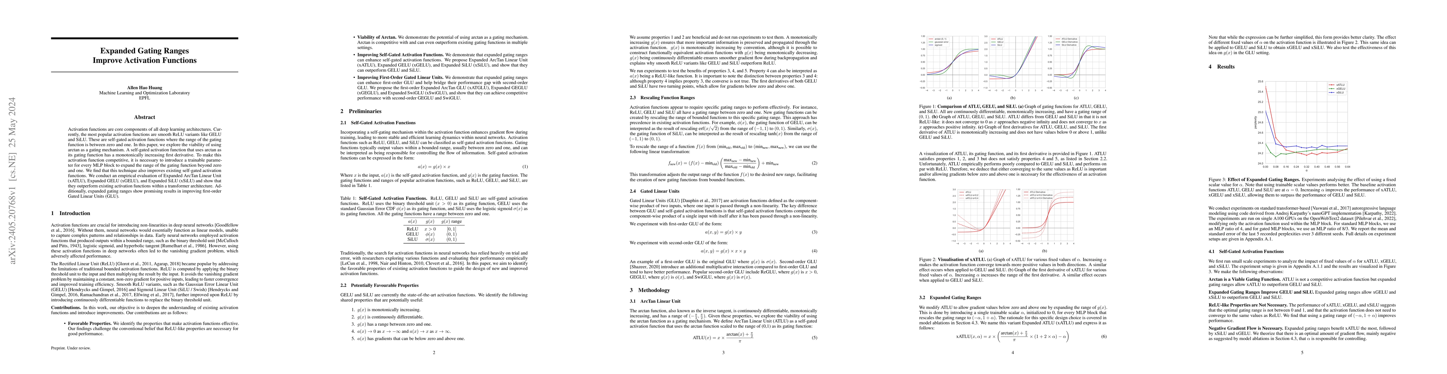 Thumbnail for Expanded Gating Ranges Improve Activation Functions