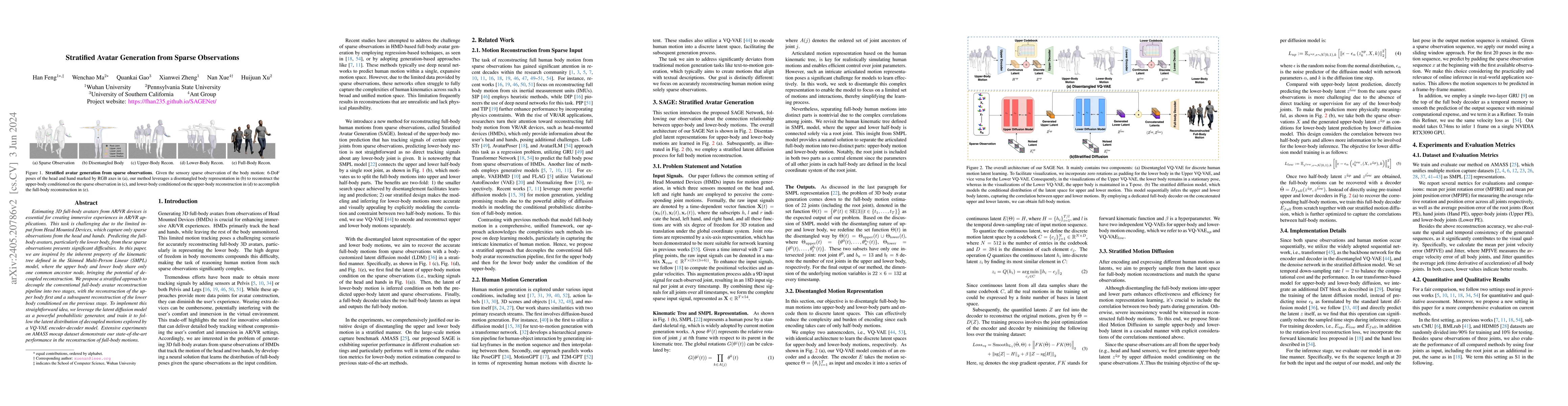 Thumbnail for Stratified Avatar Generation from Sparse Observations
