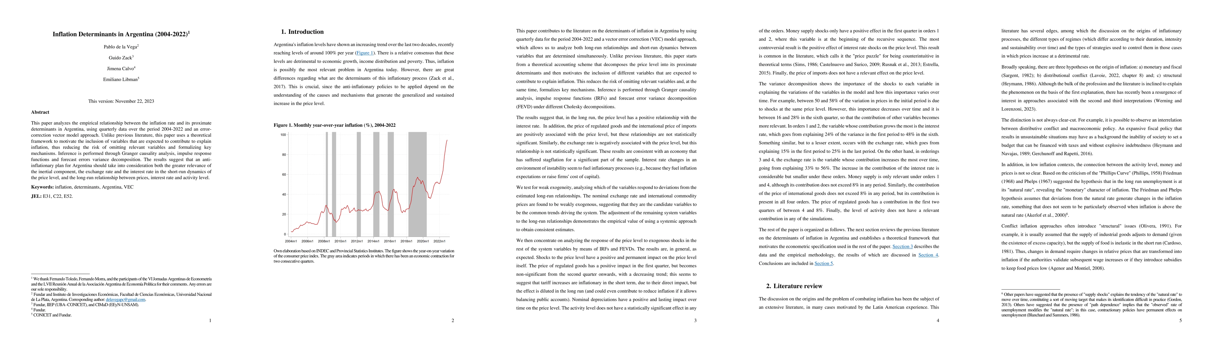 Thumbnail for Inflation Determinants in Argentina (2004-2022)