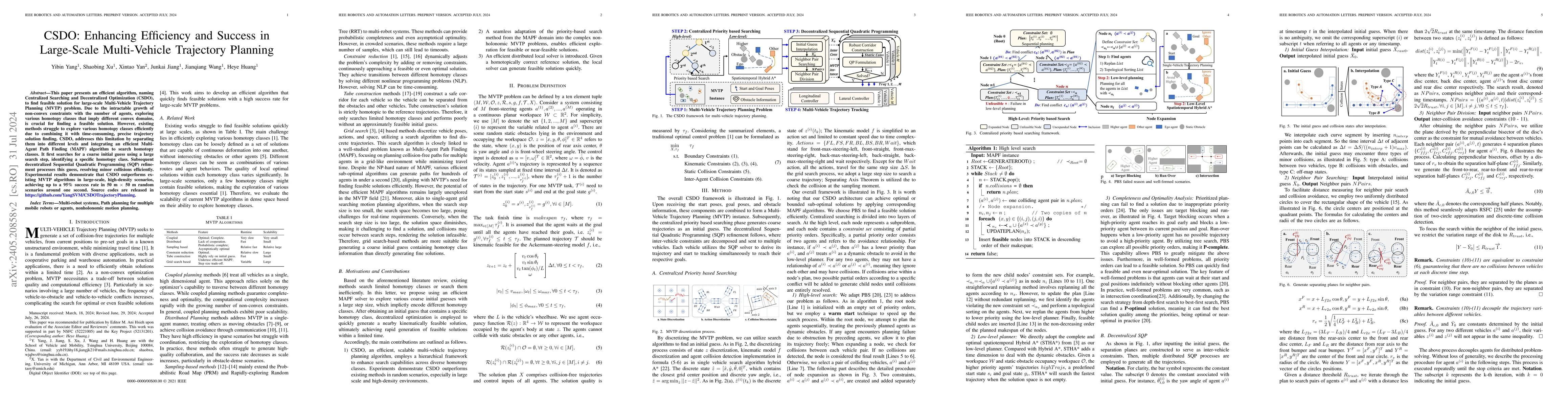 Thumbnail for CSDO: Enhancing Efficiency and Success in Large-Scale Multi-Vehicle
  Trajectory Planning