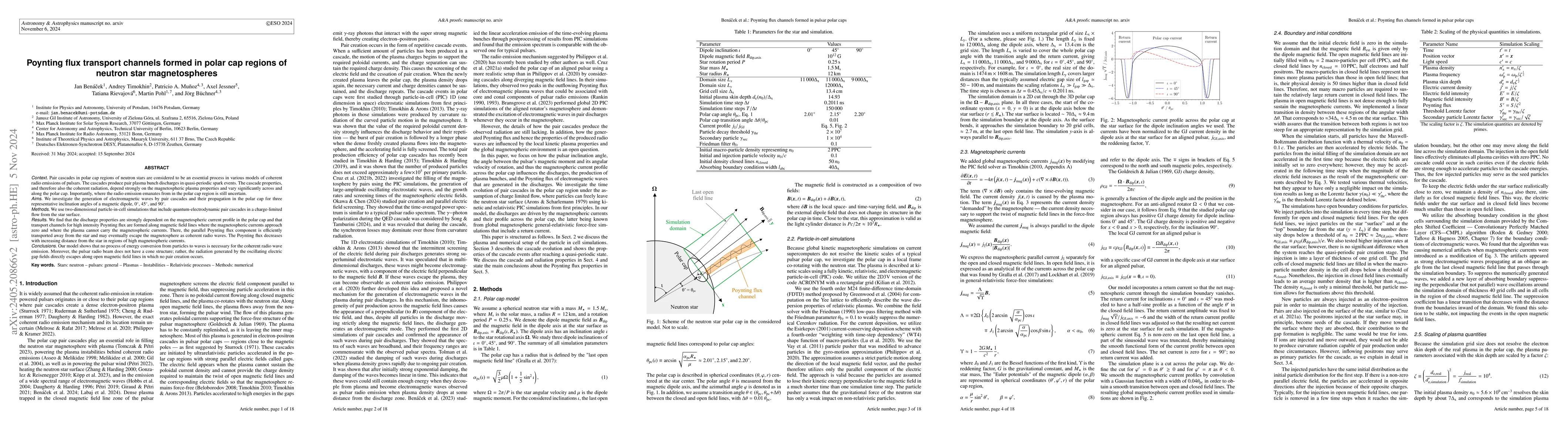 Thumbnail for Poynting flux transport channels formed in polar cap regions of neutron
  star magnetospheres