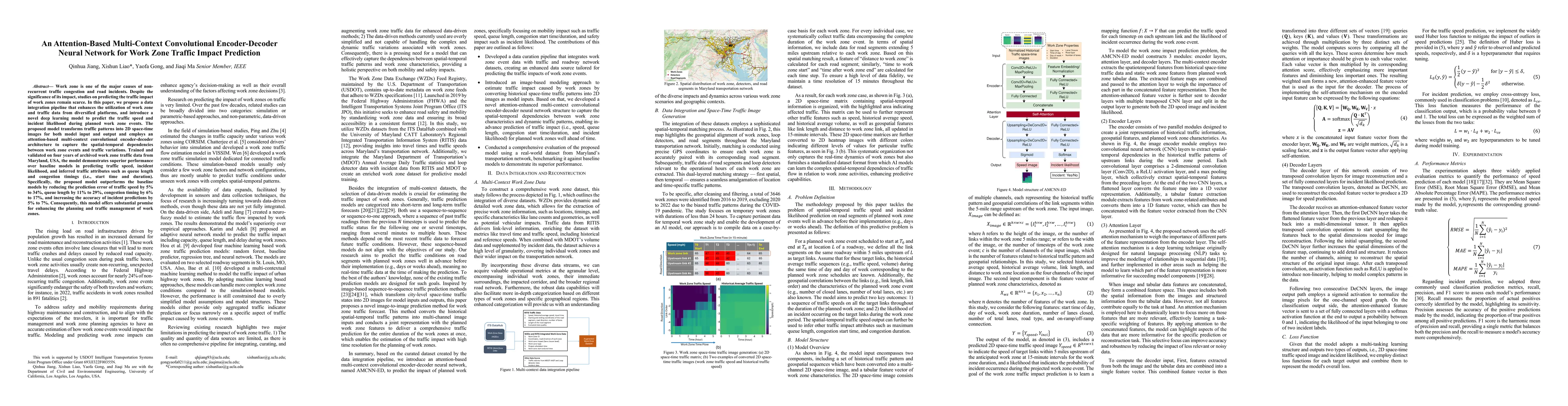Thumbnail for An Attention-Based Multi-Context Convolutional Encoder-Decoder Neural
  Network for Work Zone Traffic Impact Prediction