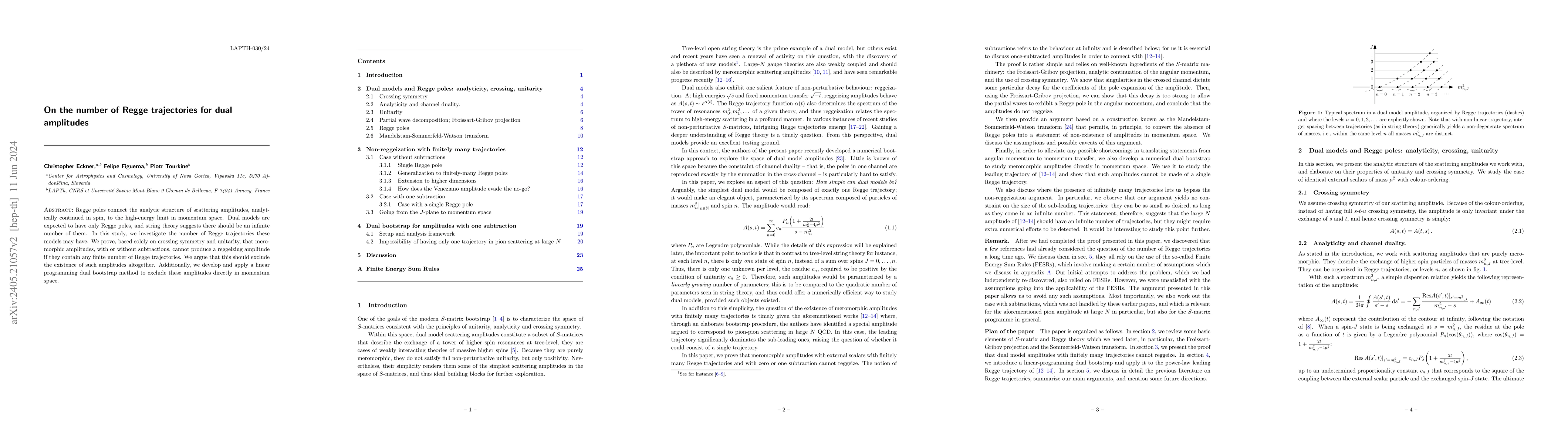 Thumbnail for On the number of Regge trajectories for dual amplitudes