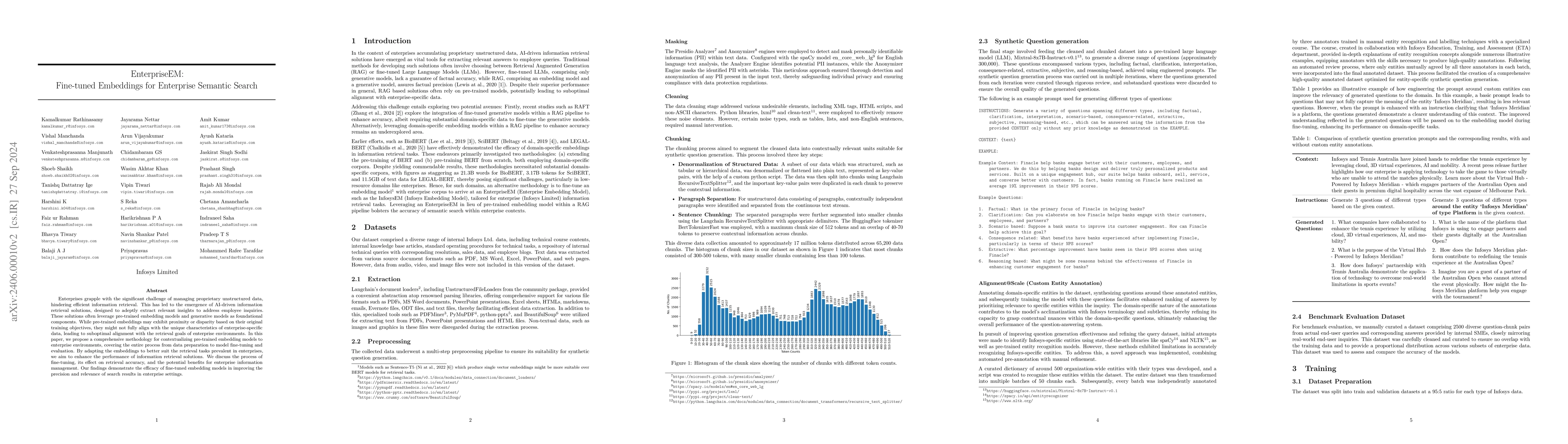 Thumbnail for EnterpriseEM: Fine-tuned Embeddings for Enterprise Semantic Search
