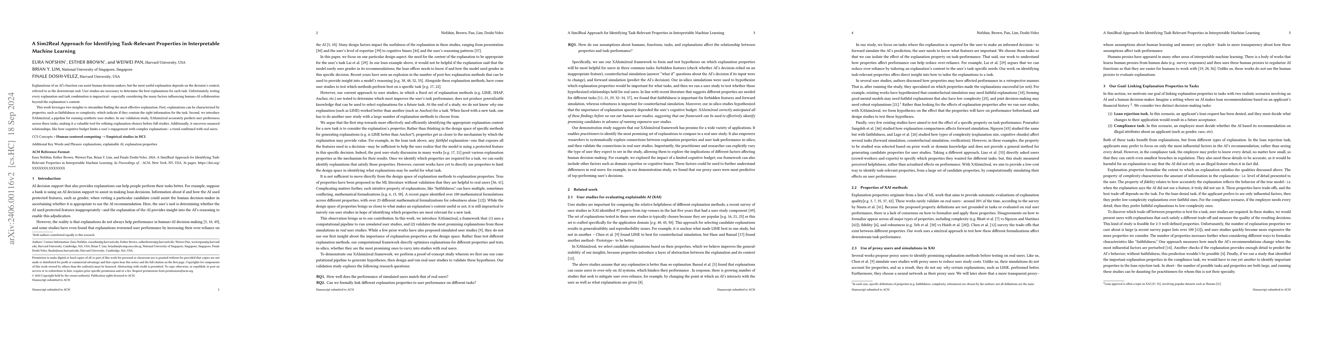 Thumbnail for A Sim2Real Approach for Identifying Task-Relevant Properties in
  Interpretable Machine Learning