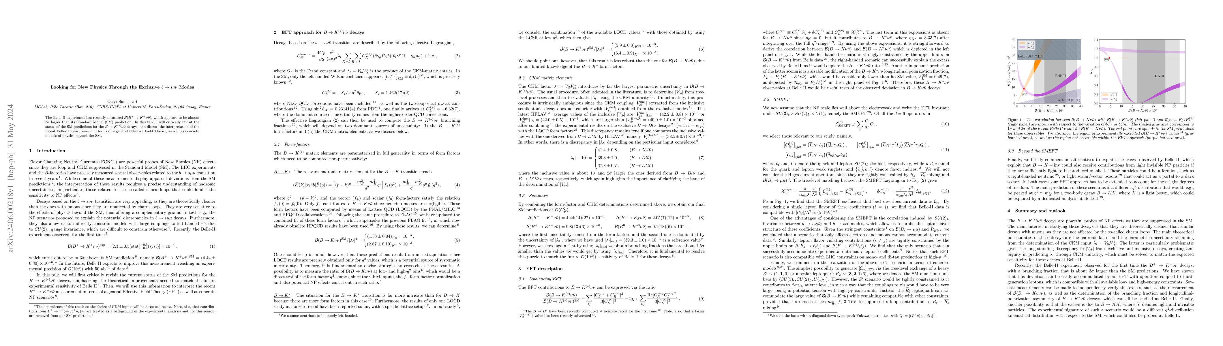 Thumbnail for Looking for New Physics Through the Exclusive $b\to s\nu\bar{\nu}$ Modes