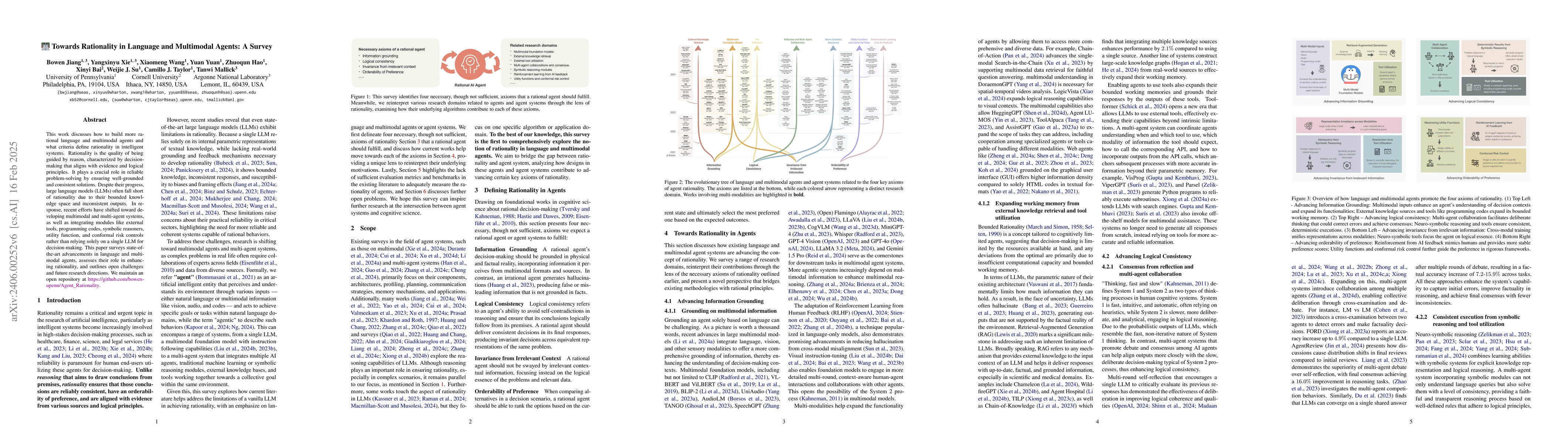 Thumbnail for Multi-Modal and Multi-Agent Systems Meet Rationality: A Survey