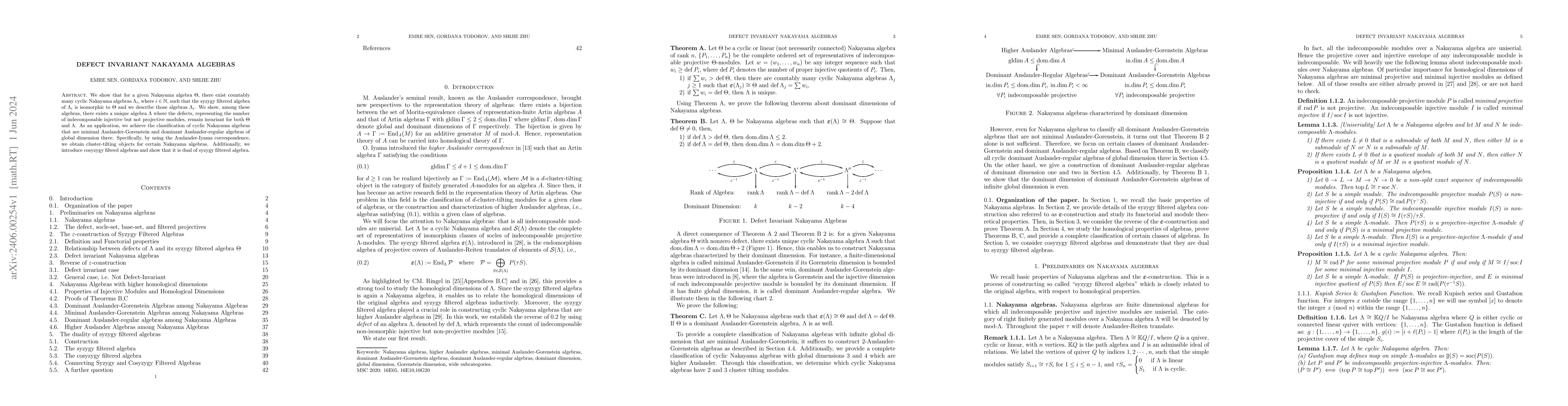 Thumbnail for Defect Invariant Nakayama Algebras