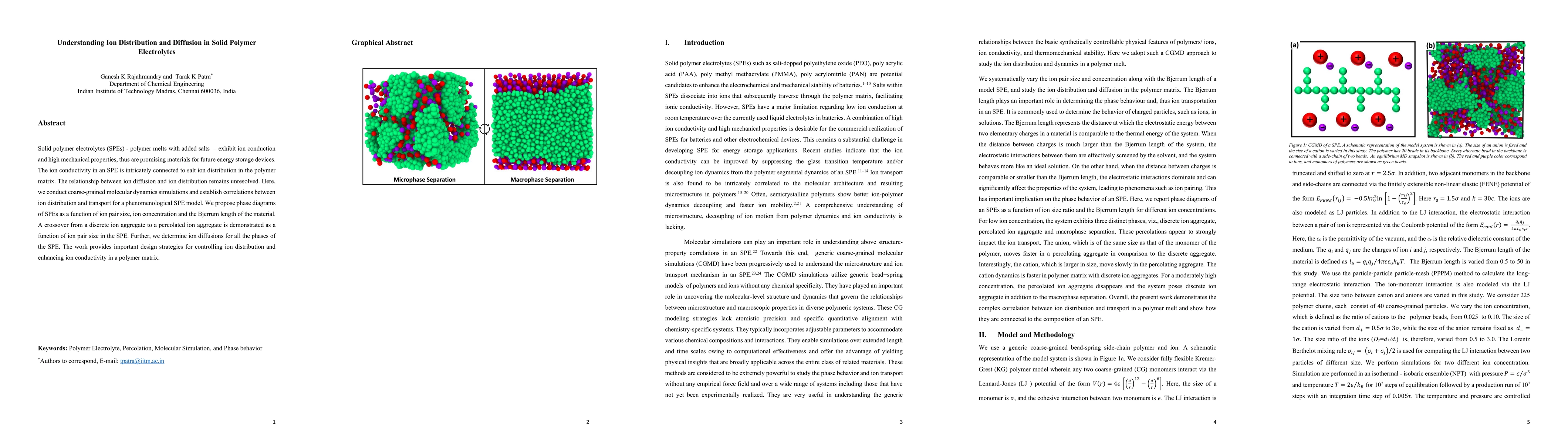 Thumbnail for Understanding Ion Distribution and Diffusion in Solid Polymer
  Electrolytes