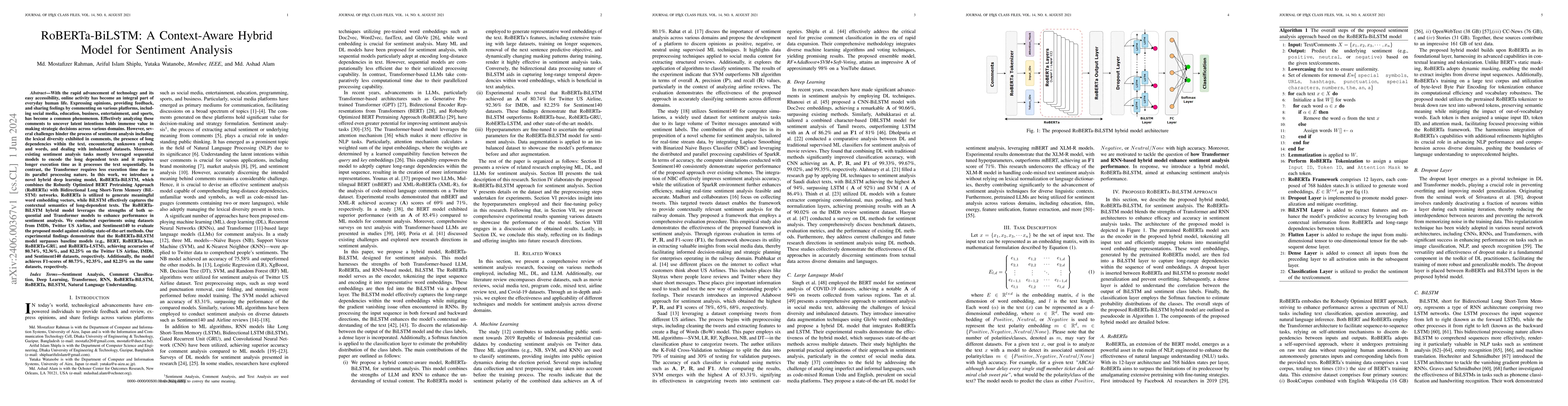 Thumbnail for RoBERTa-BiLSTM: A Context-Aware Hybrid Model for Sentiment Analysis