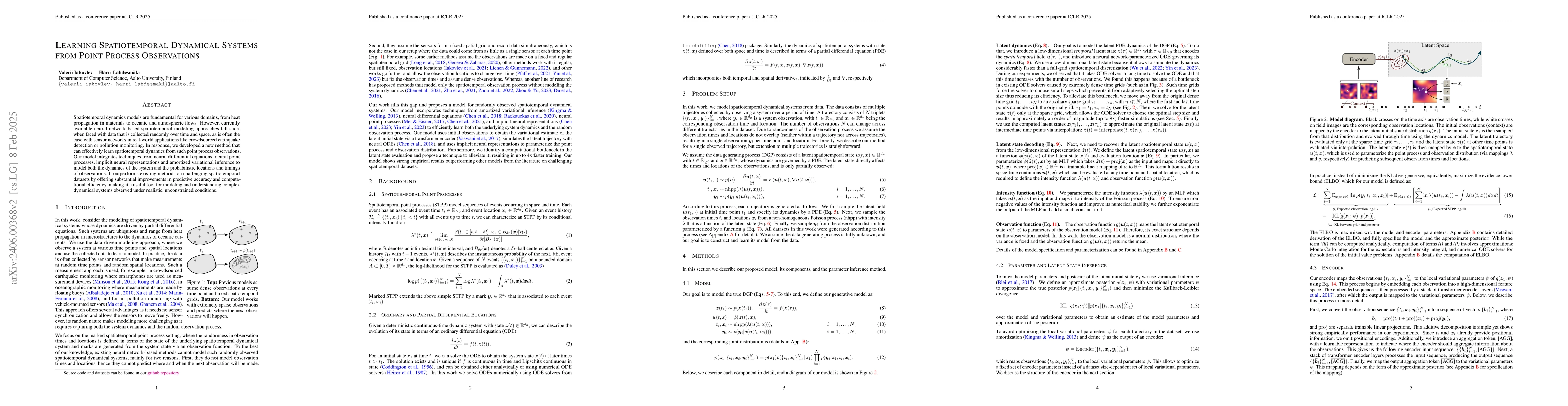Thumbnail for Modeling Randomly Observed Spatiotemporal Dynamical Systems
