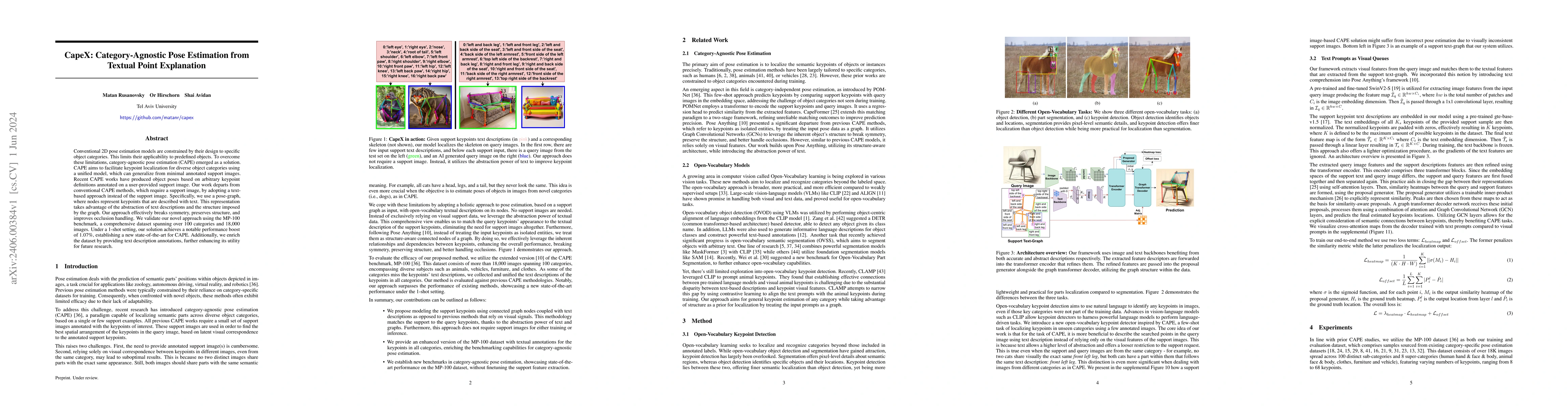 Thumbnail for CapeX: Category-Agnostic Pose Estimation from Textual Point Explanation