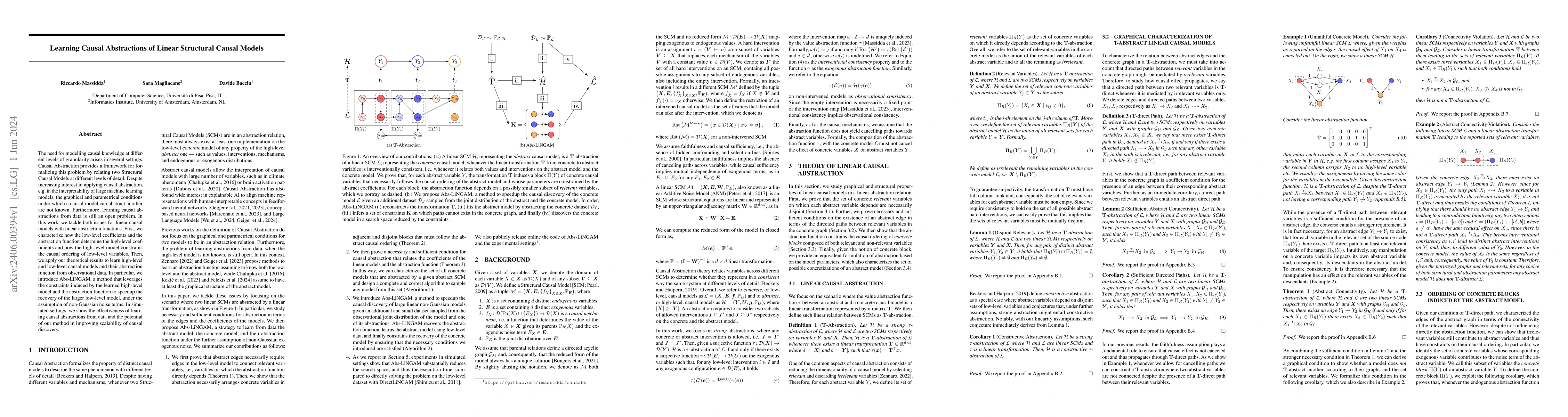 Thumbnail for Learning Causal Abstractions of Linear Structural Causal Models