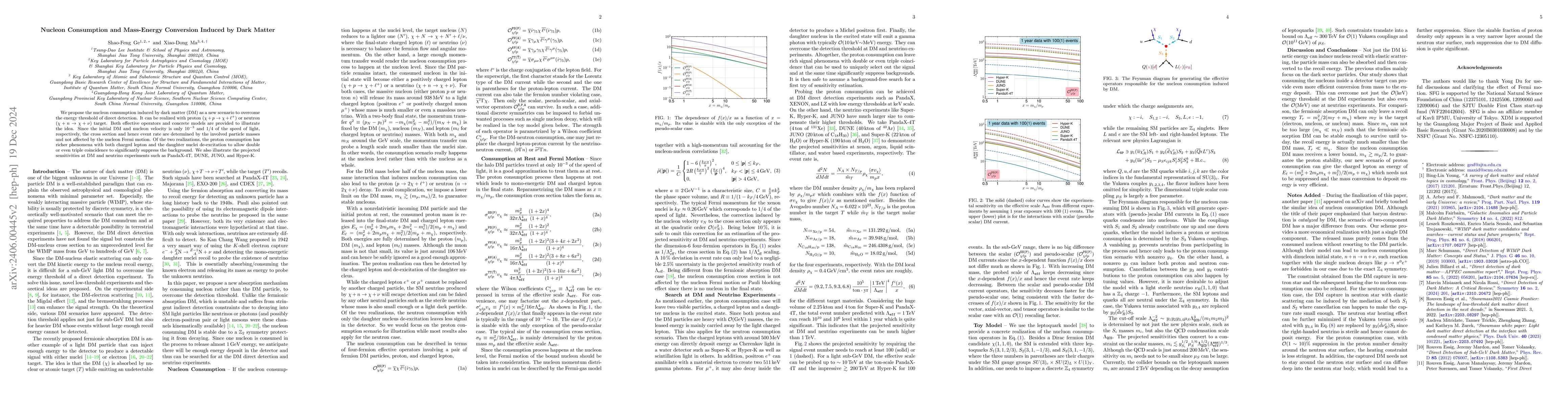 Thumbnail for Nucleon Consumption and Mass-Energy Conversion Induced by Dark Matter