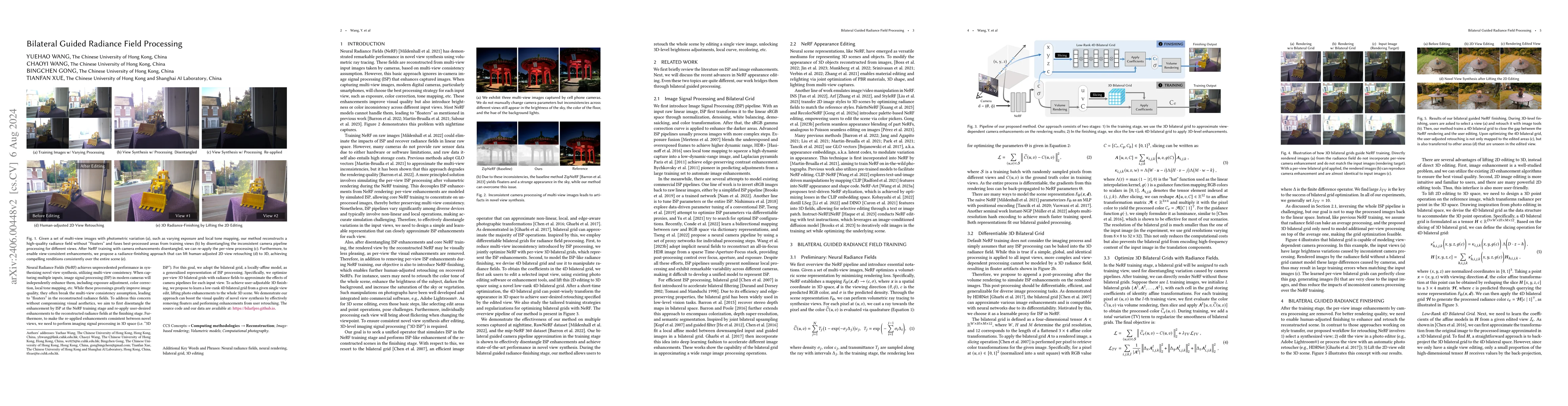 Thumbnail for Bilateral Guided Radiance Field Processing