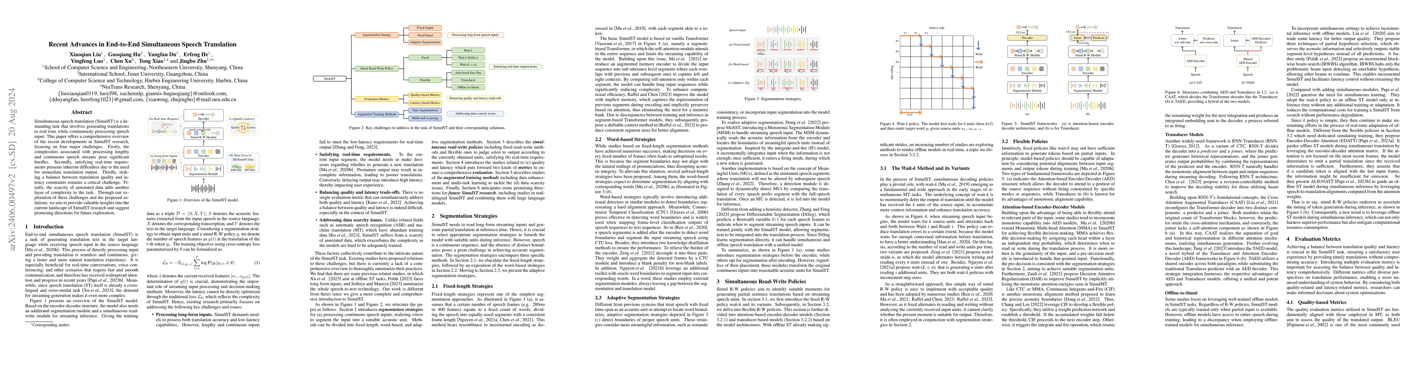 Thumbnail for Recent Advances in End-to-End Simultaneous Speech Translation