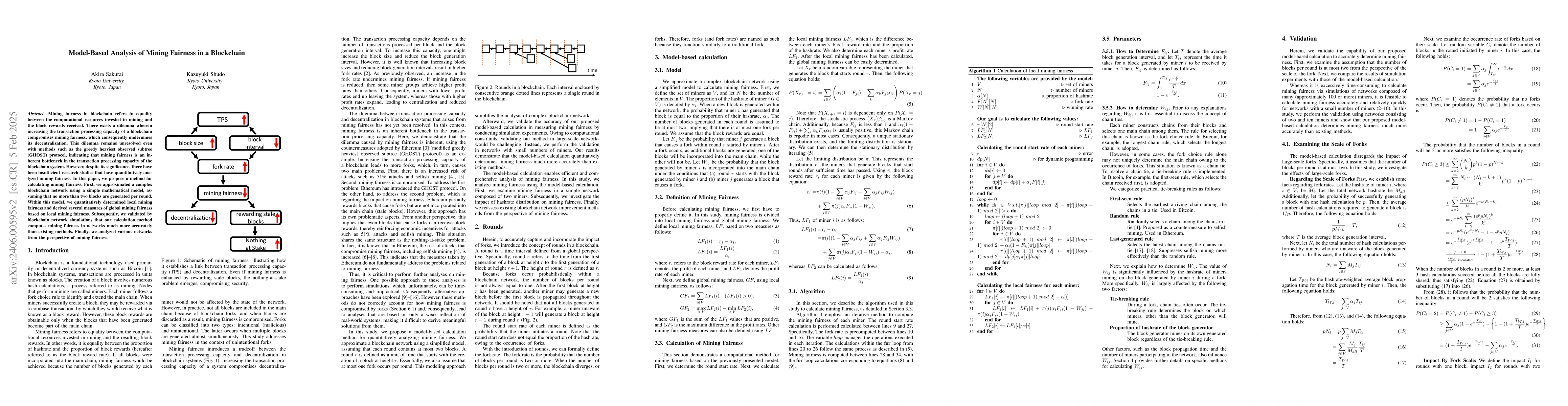 Thumbnail for Model-based Analysis of Mining Fairness in a Blockchain