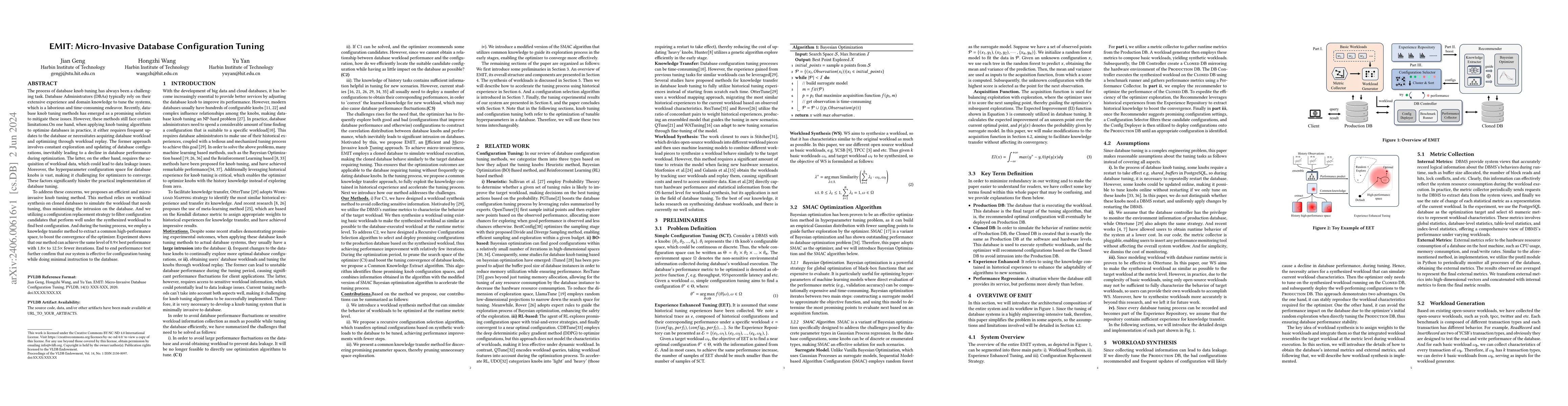 Thumbnail for EMIT: Micro-Invasive Database Configuration Tuning