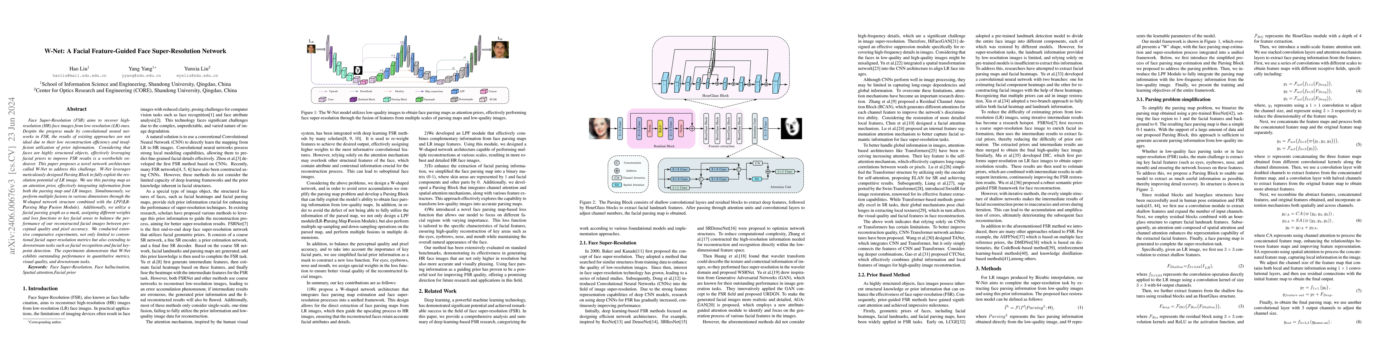 Thumbnail for W-Net: A Facial Feature-Guided Face Super-Resolution Network