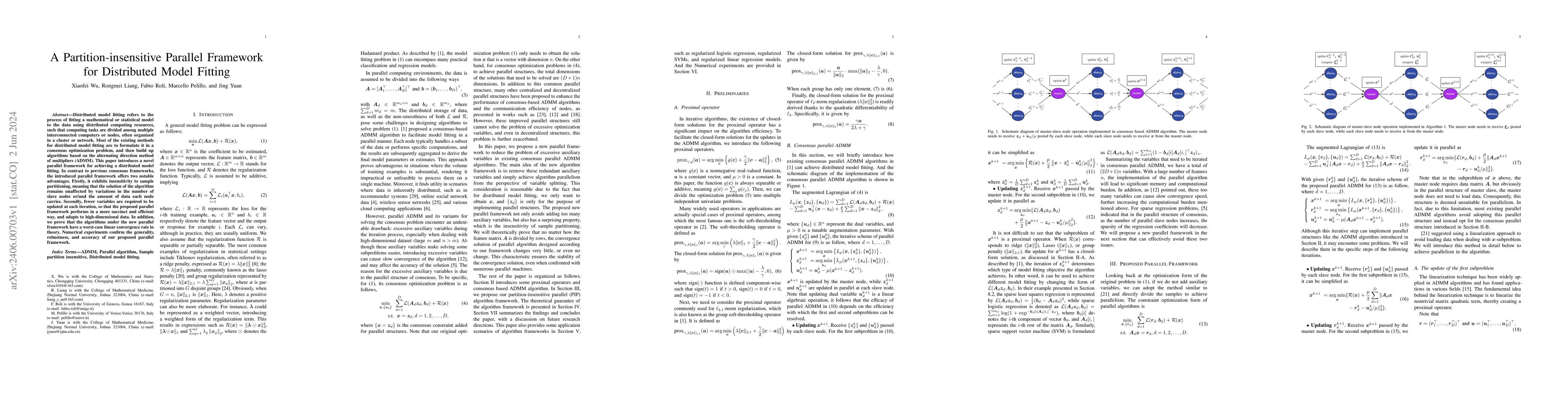 Thumbnail for A Partition-insensitive Parallel Framework for Distributed Model Fitting