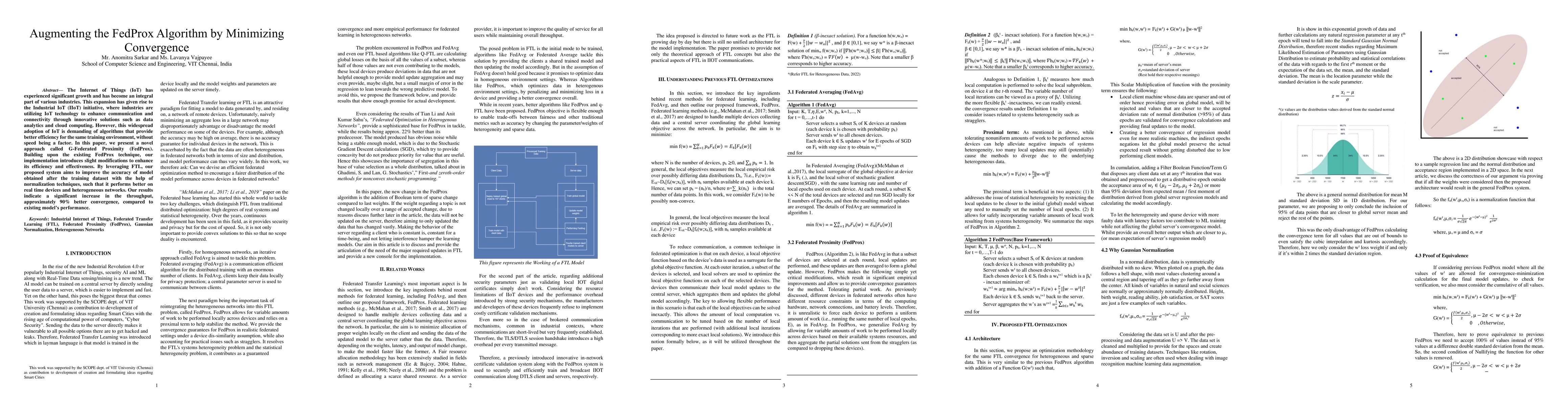 Thumbnail for Augmenting the FedProx Algorithm by Minimizing Convergence
