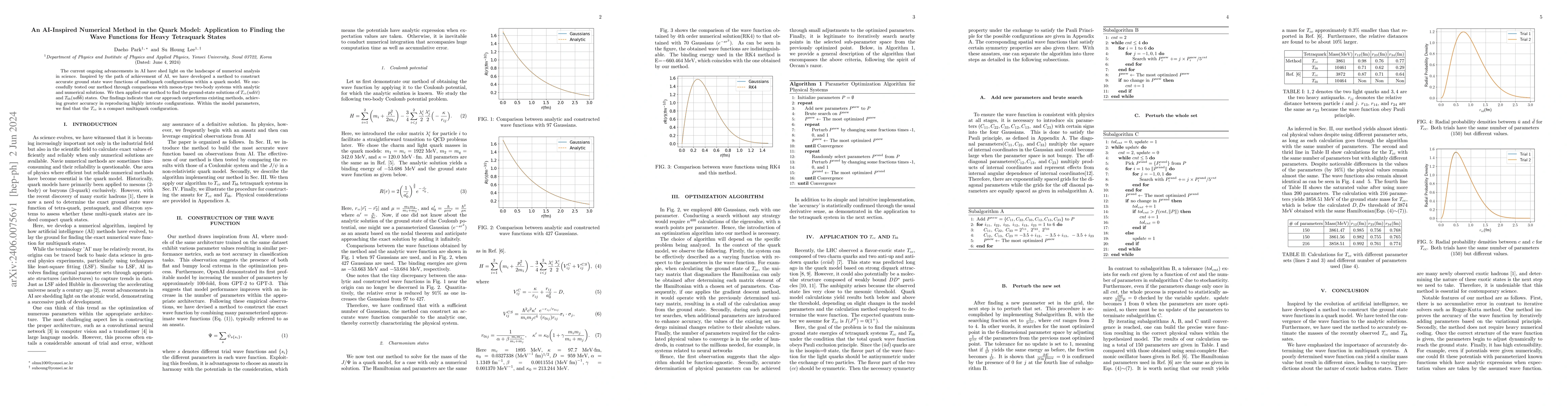 Thumbnail for An AI-Inspired Numerical Method in the Quark Model: Application to
  Finding the Wave Functions for Heavy Tetraquark States