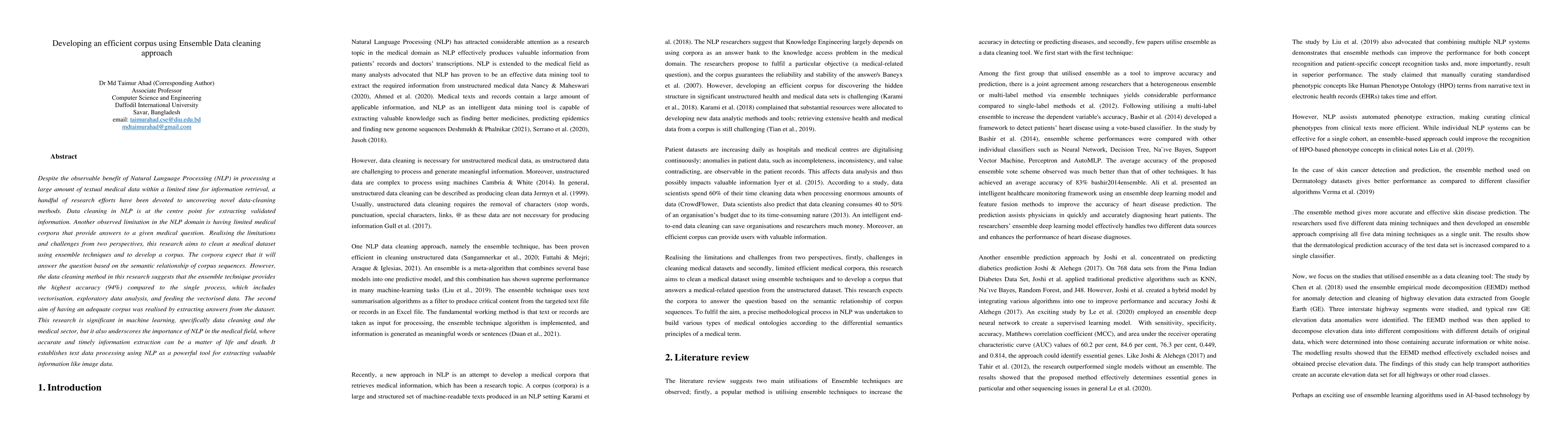 Thumbnail for Developing an efficient corpus using Ensemble Data cleaning approach