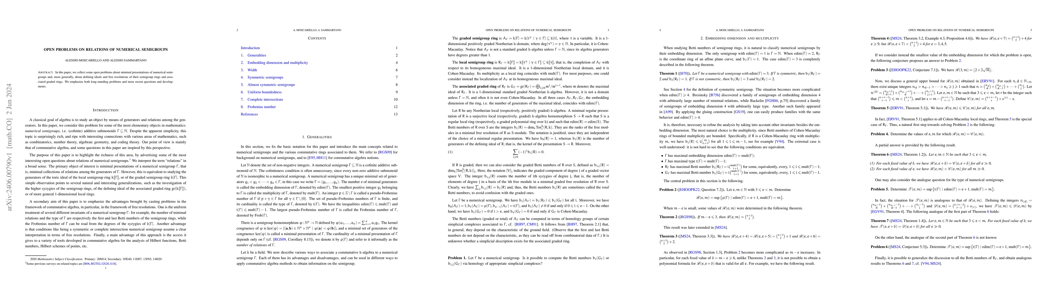 Thumbnail for Open problems on relations of numerical semigroups