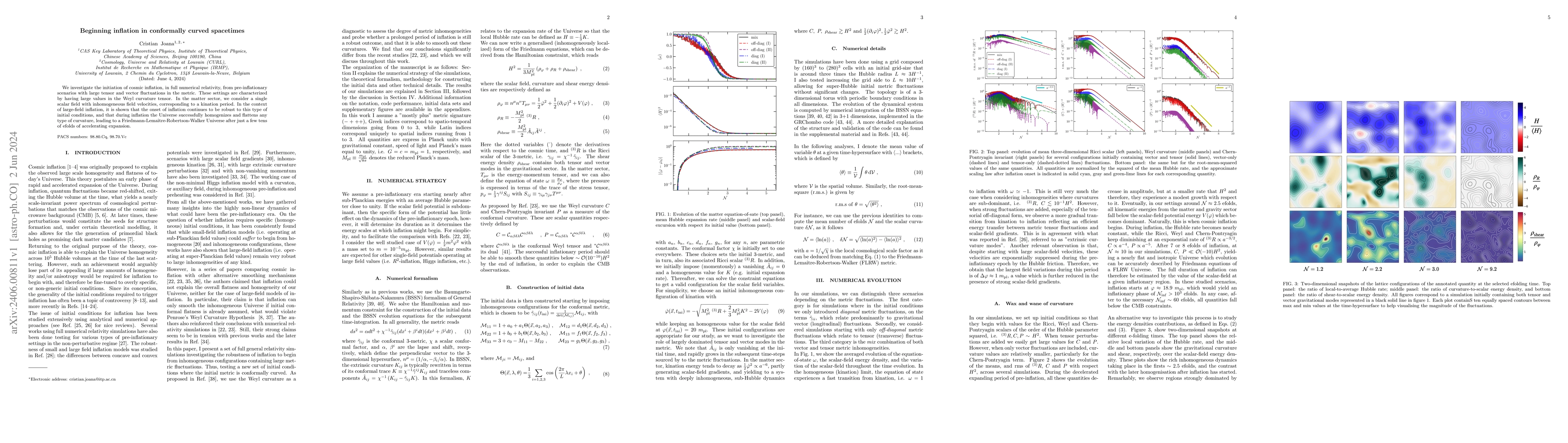 Thumbnail for Beginning inflation in conformally curved spacetimes