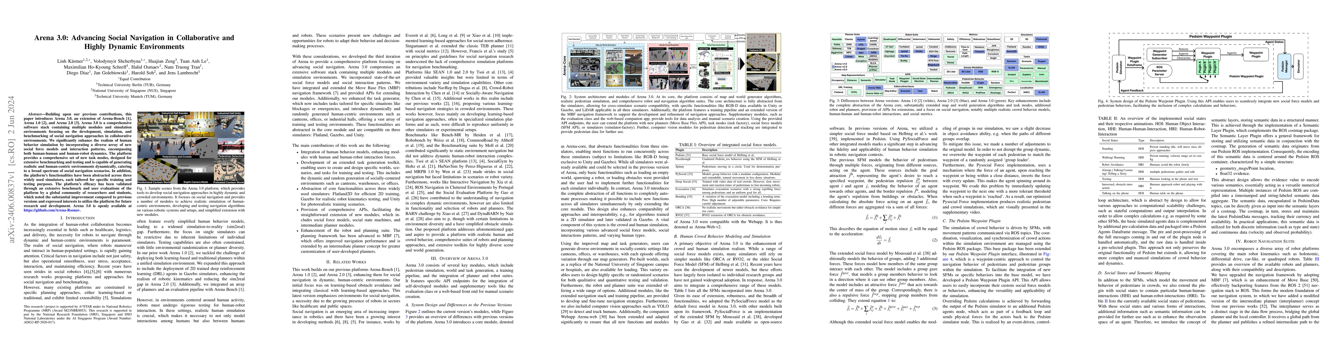 Thumbnail for Arena 3.0: Advancing Social Navigation in Collaborative and Highly
  Dynamic Environments