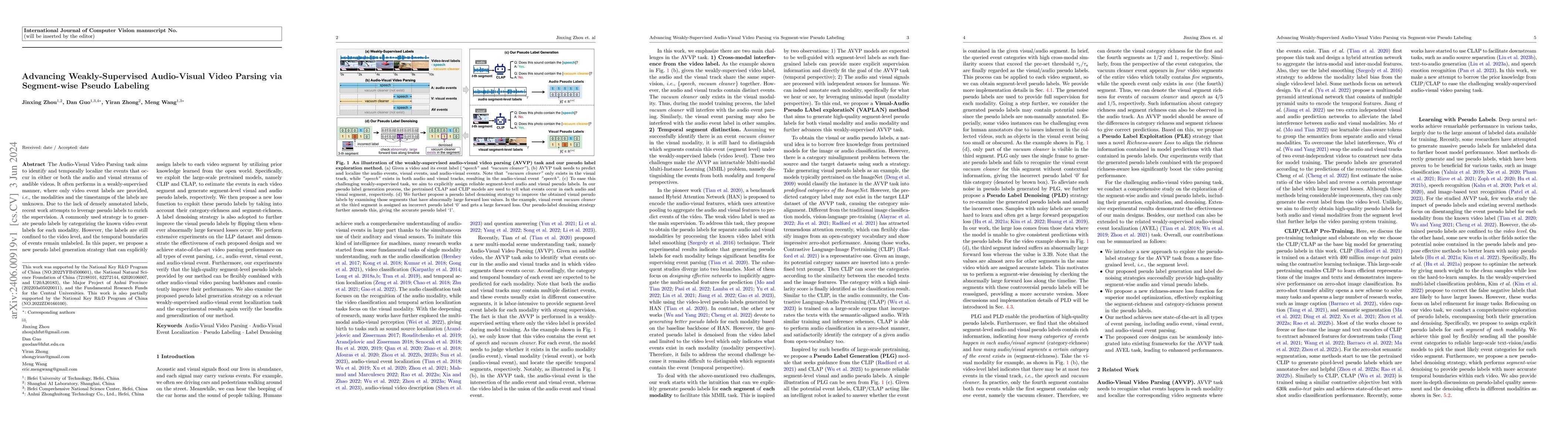 Thumbnail for Advancing Weakly-Supervised Audio-Visual Video Parsing via Segment-wise
  Pseudo Labeling