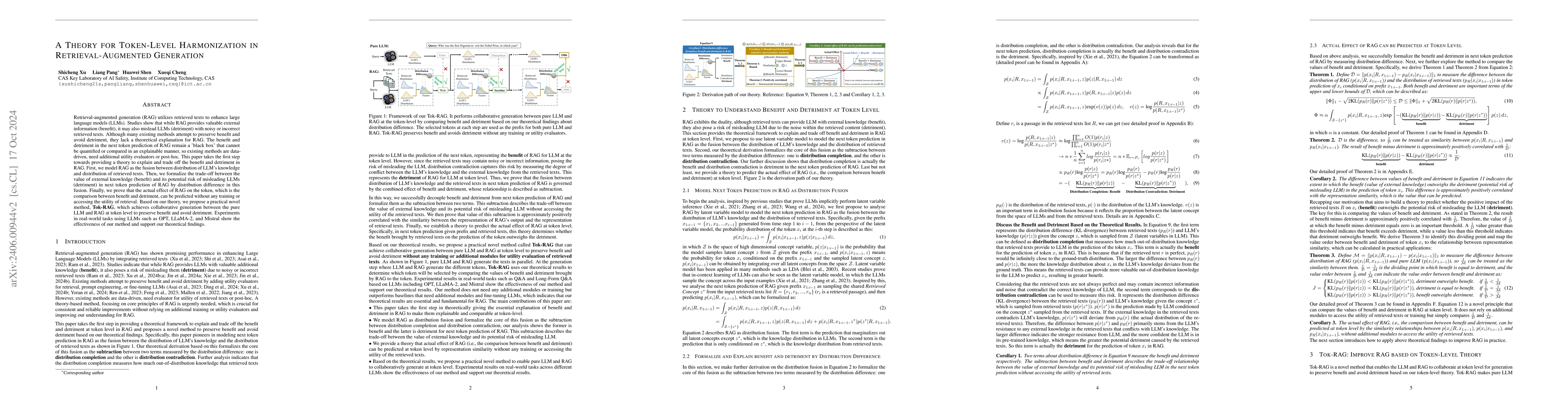 Thumbnail for Unveil the Duality of Retrieval-Augmented Generation: Theoretical
  Analysis and Practical Solution