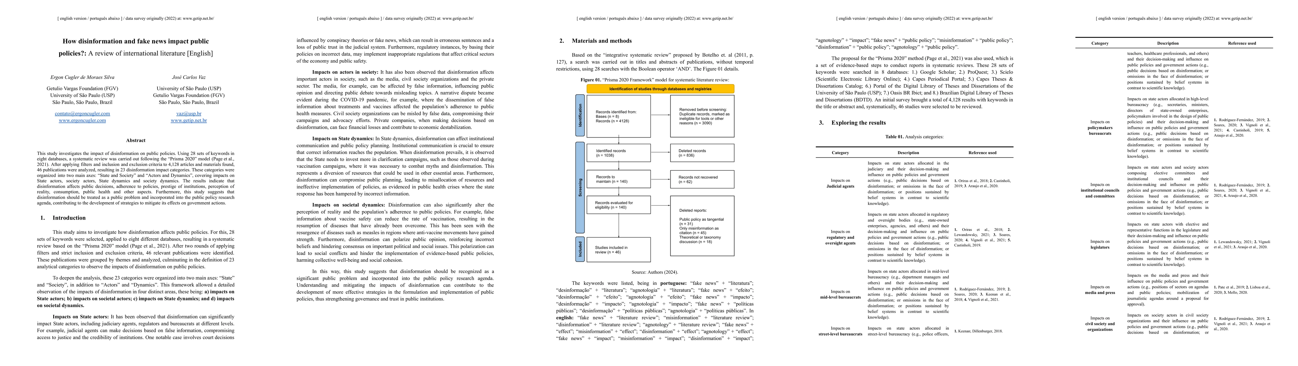 Thumbnail for How disinformation and fake news impact public policies?: A review of
  international literature
