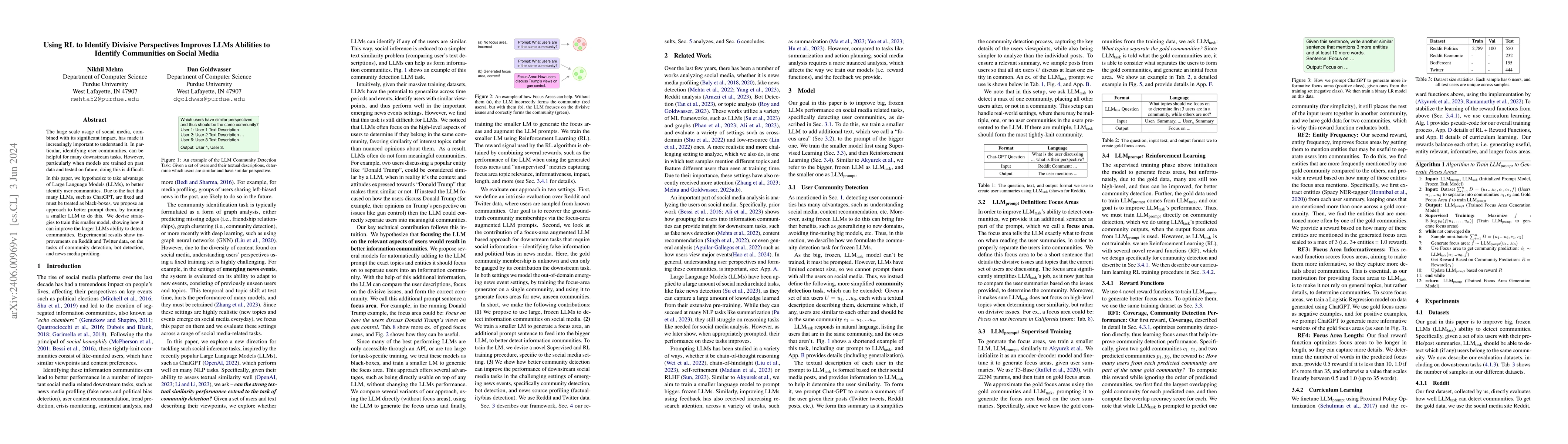 Thumbnail for Using RL to Identify Divisive Perspectives Improves LLMs Abilities to
  Identify Communities on Social Media