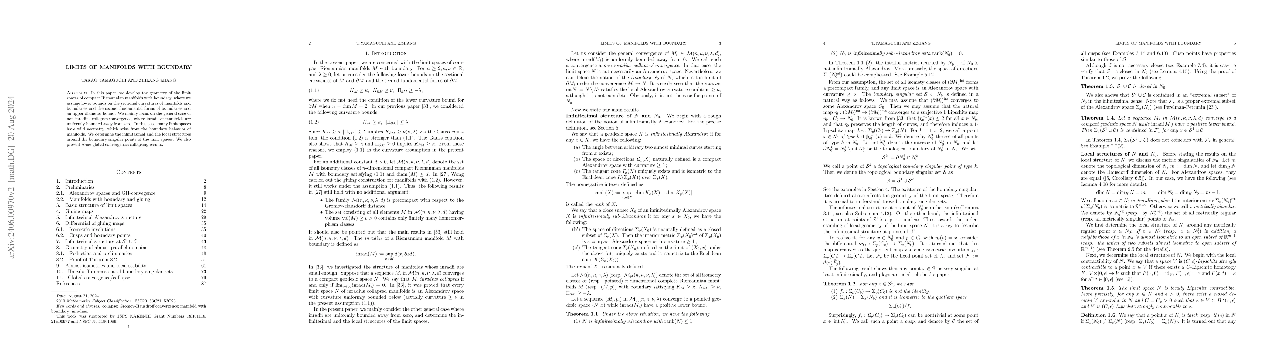 Thumbnail for Limits of manifolds with boundary