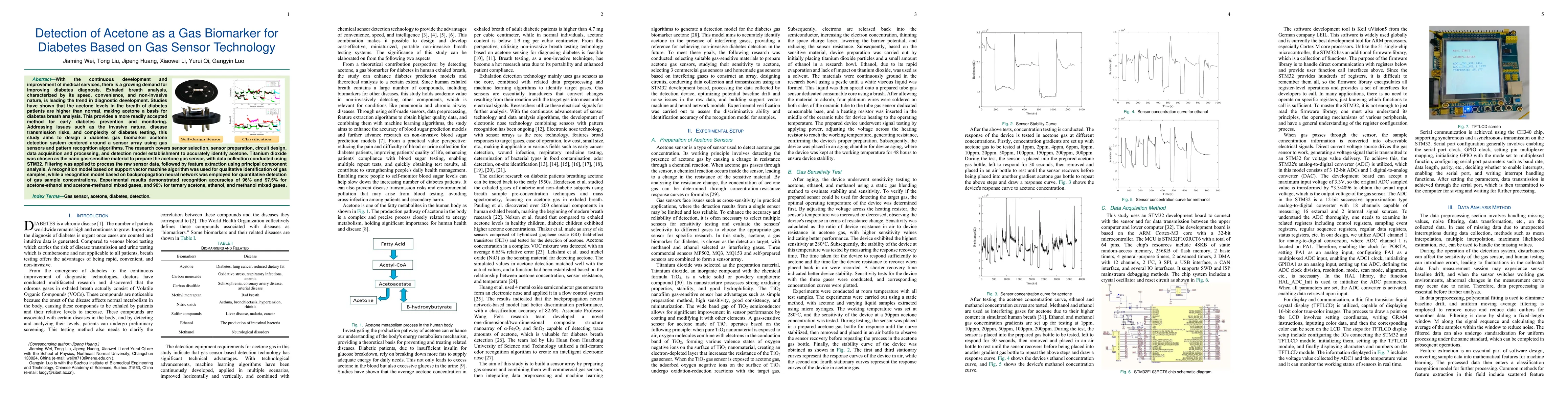Thumbnail for Detection of Acetone as a Gas Biomarker for Diabetes Based on Gas Sensor
  Technology