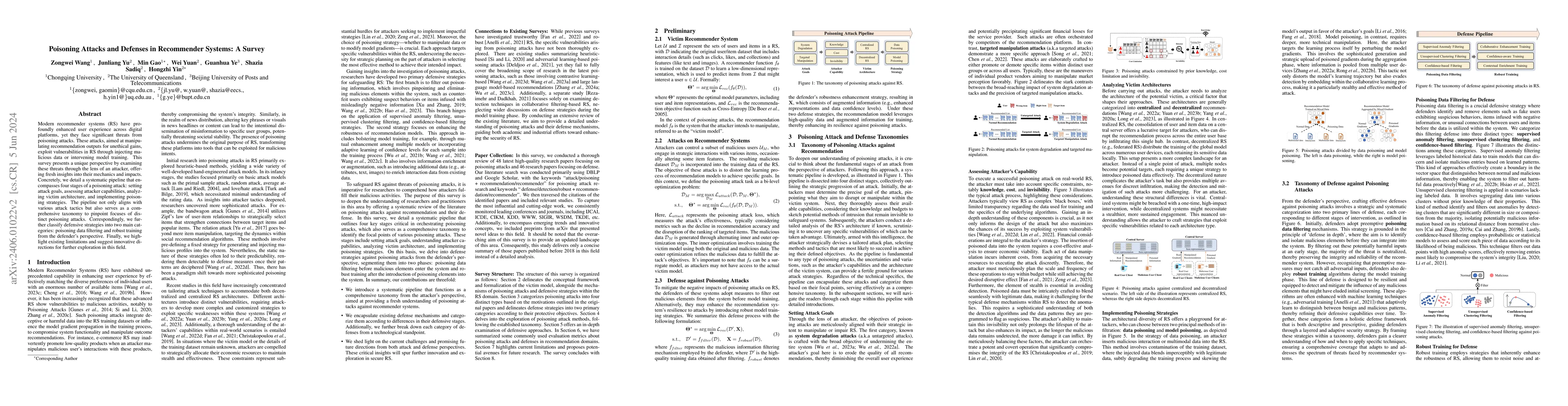 Thumbnail for Poisoning Attacks and Defenses in Recommender Systems: A Survey