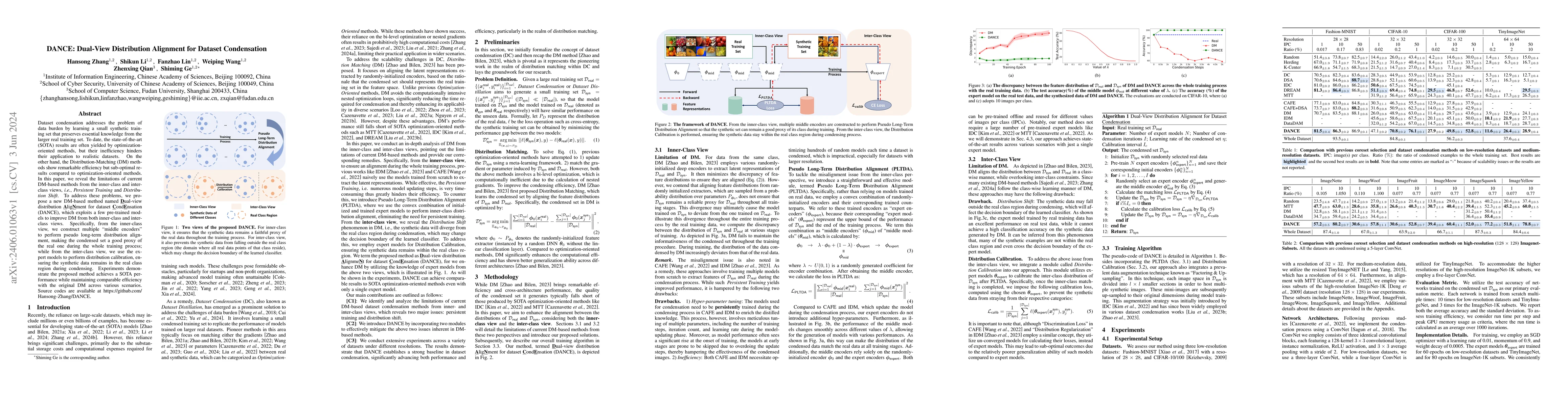 Thumbnail for DANCE: Dual-View Distribution Alignment for Dataset Condensation