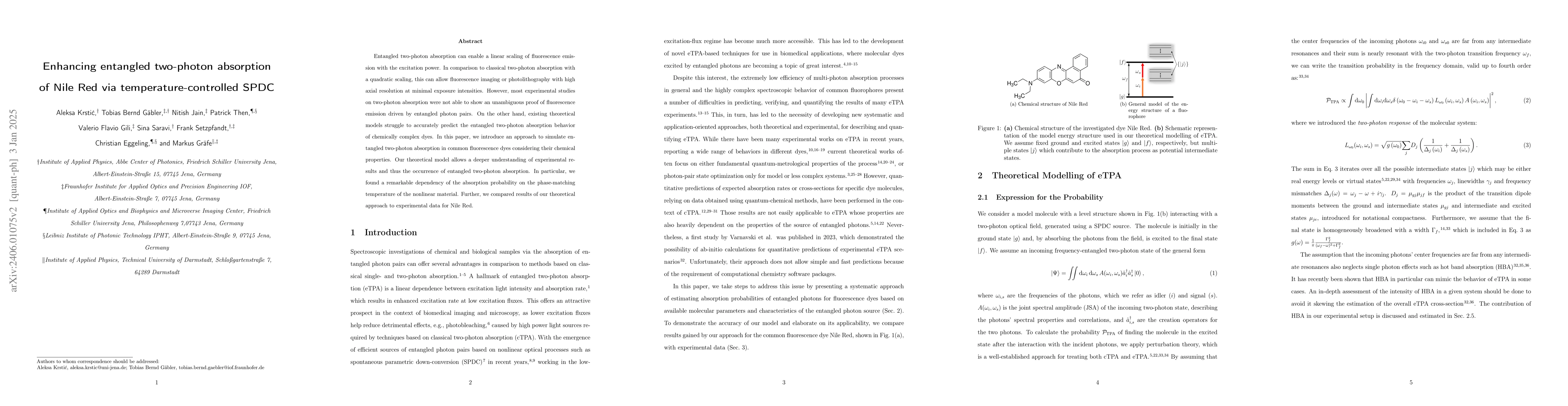 Thumbnail for Enhancing entangled two-photon absorption of Nile Red via
  temperature-controlled SPDC
