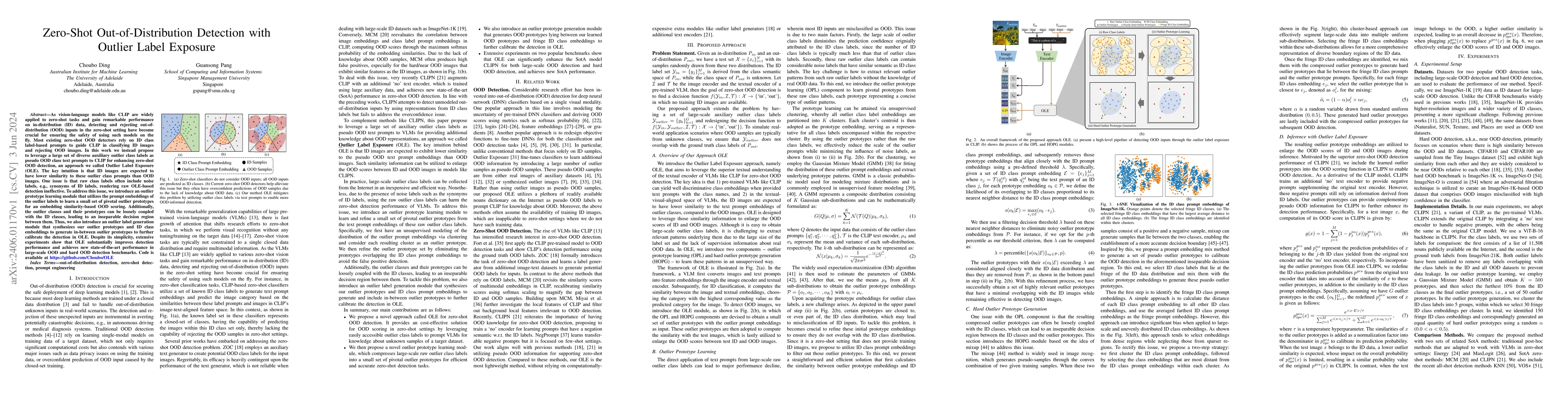 Thumbnail for Zero-Shot Out-of-Distribution Detection with Outlier Label Exposure